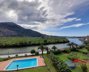 Swimming pool of Flat to rent in Limpias  with Heating, Parquet flooring and Furnished