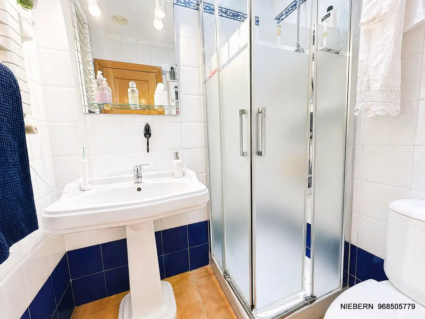 Baño de Casa o chalet en venta en Cartagena con Aire acondicionado, Calefacción y Jardín privado