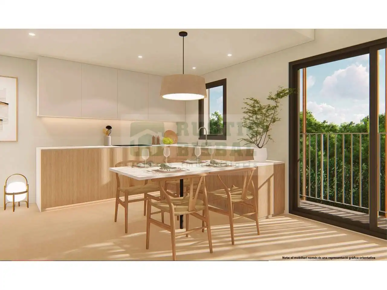 Comedor de Piso en venta en La Bisbal d'Empordà con Aire acondicionado, Calefacción y Balcón