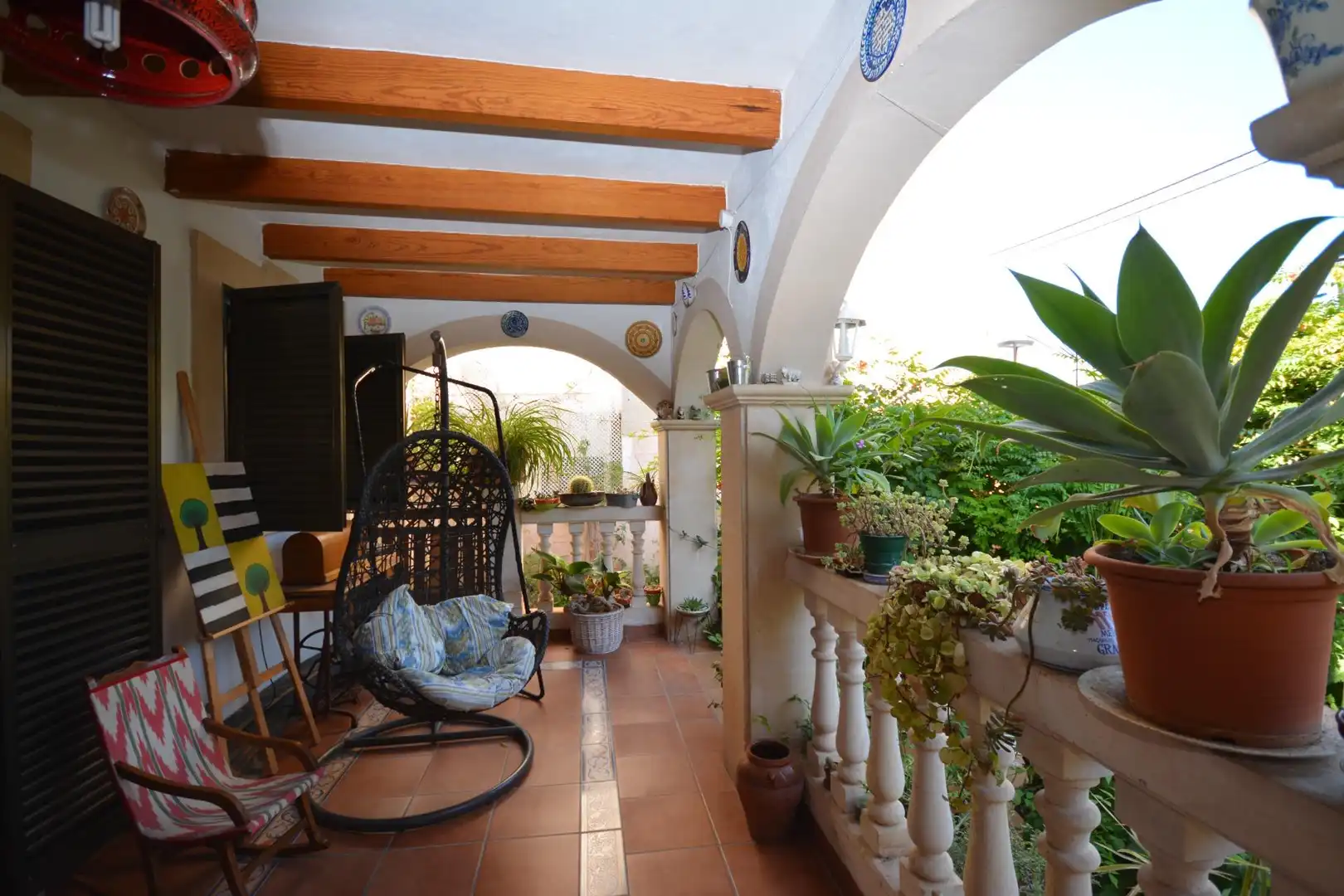 Terrassa de Casa o xalet en venda en  Palma de Mallorca amb Calefacció, Jardí privat i Terrassa