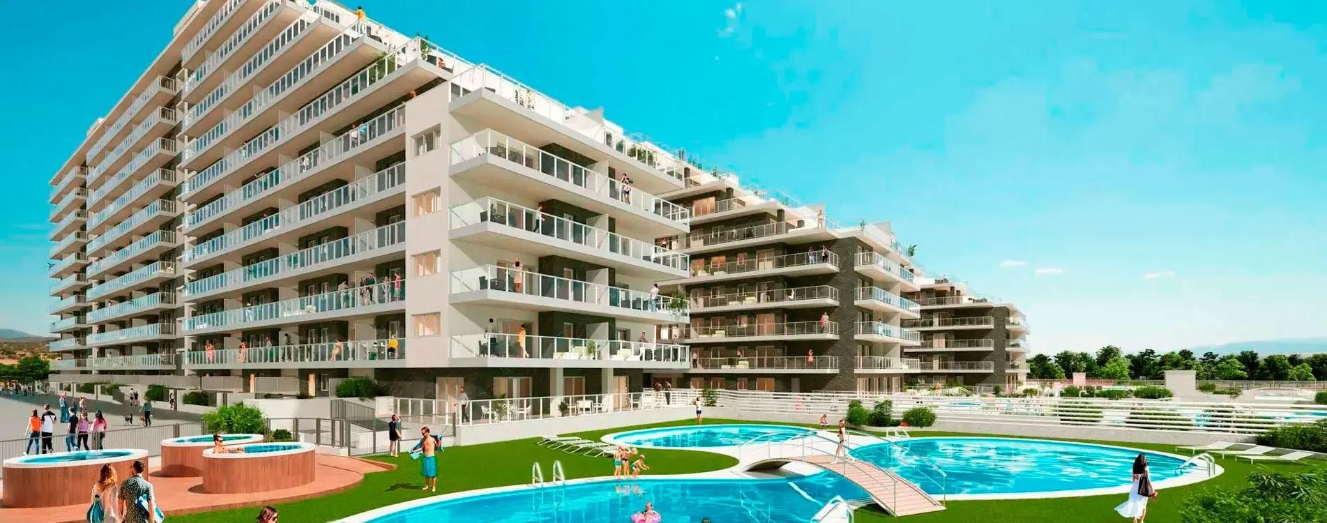 Swimming pool of Apartment for sale in Cabanes  with Air Conditioner, Heating and Private garden