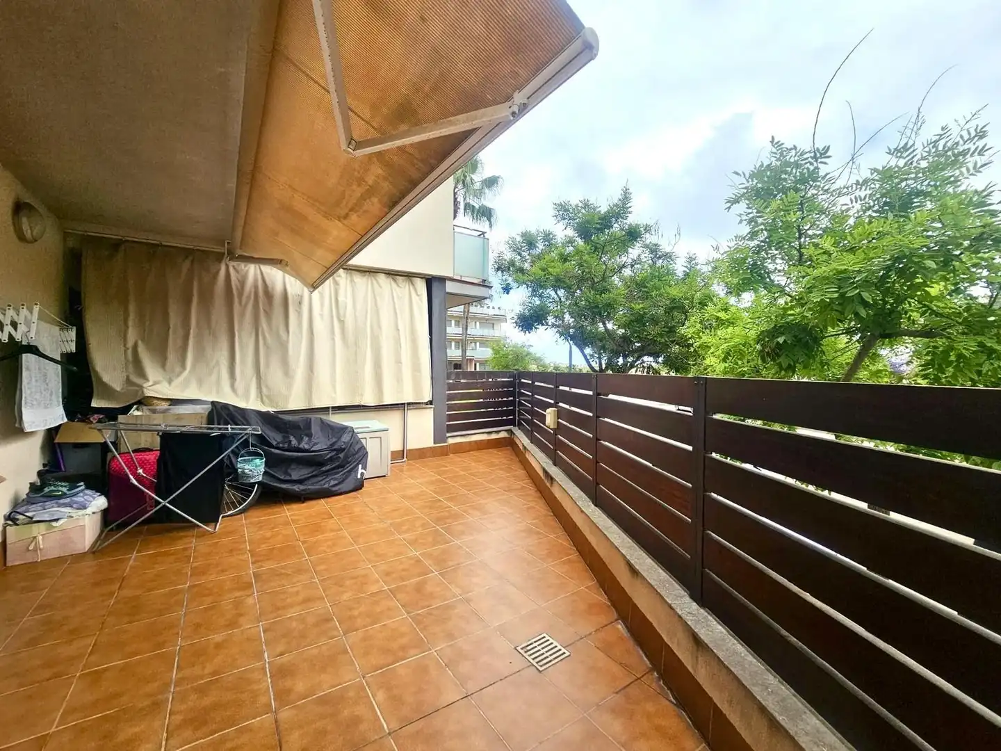 Terrasse von Wohnung zum Verkauf in La Ràpita mit Klimaanlage, Heizung und Privatgarten