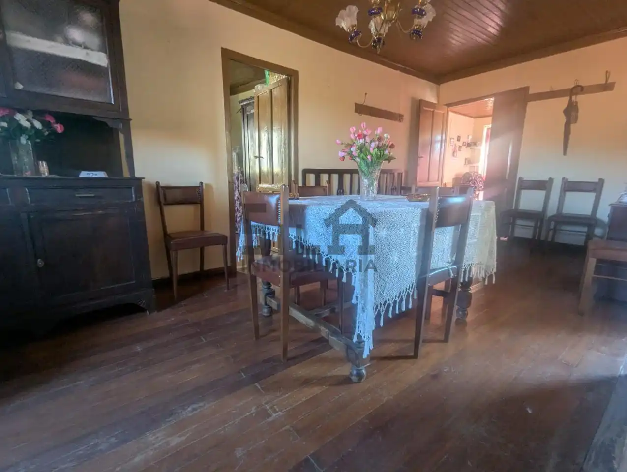 Dining room of Houses for sale in Lobeira  with Private garden and Furnished