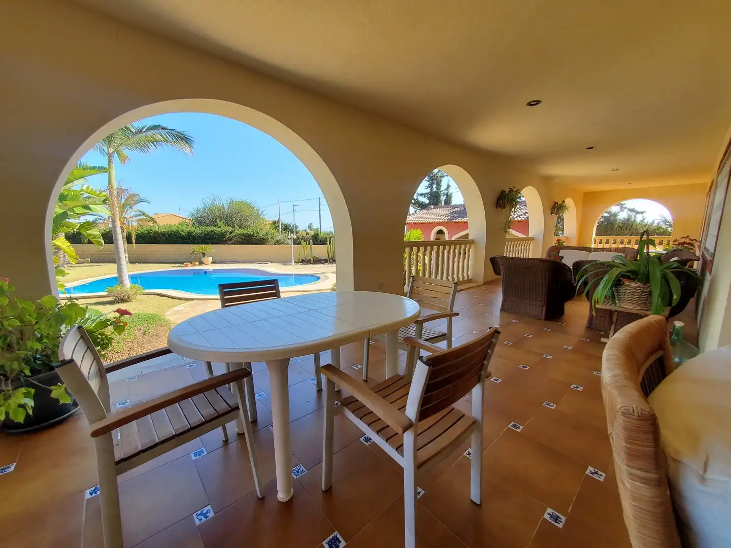 Jardín de Casa o chalet en venta en Cartagena con Aire acondicionado, Jardín privado y Terraza