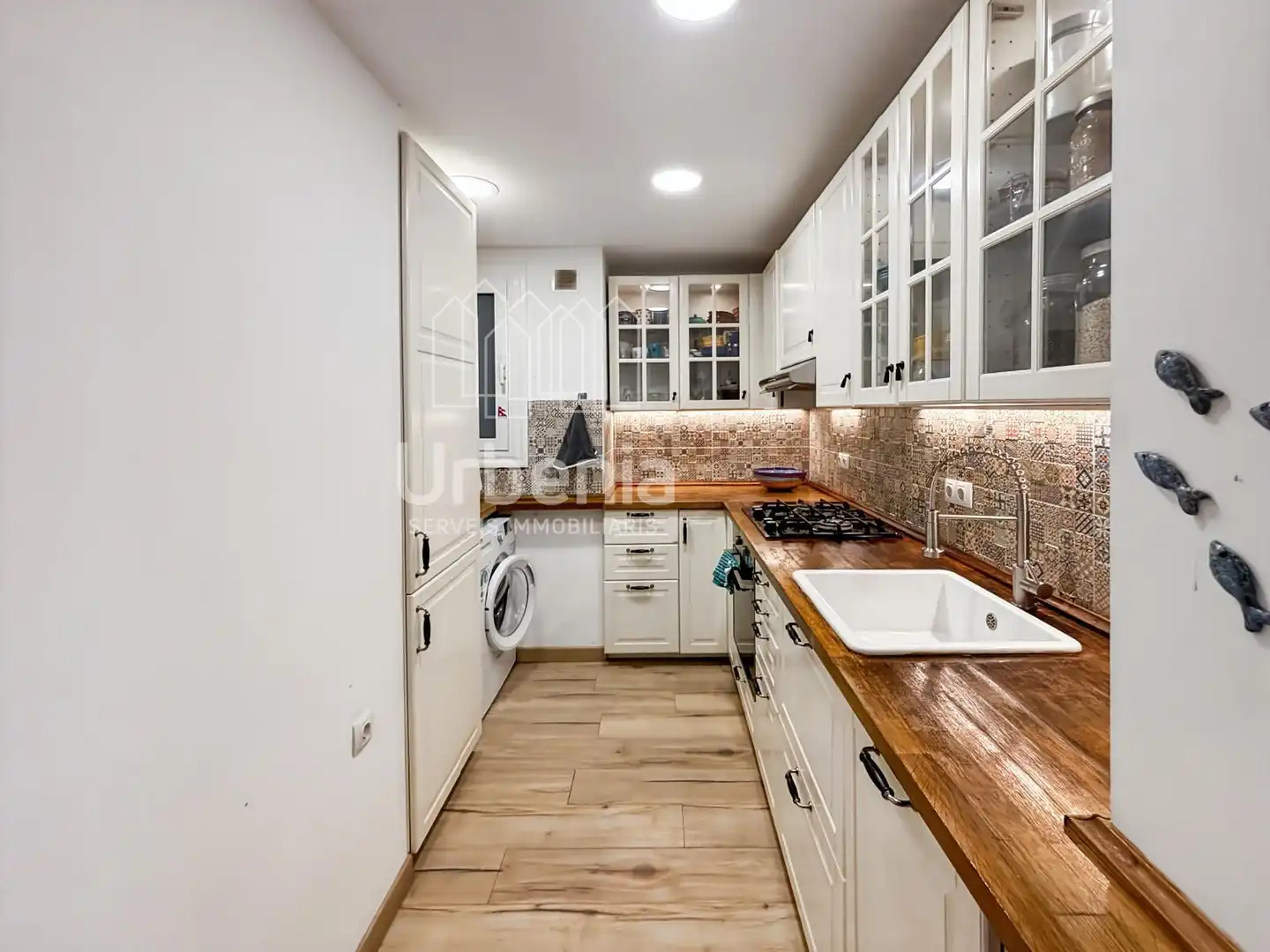 Küche von Wohnung zum Verkauf in Blanes mit Terrasse, Schwimmbad und Möbliert