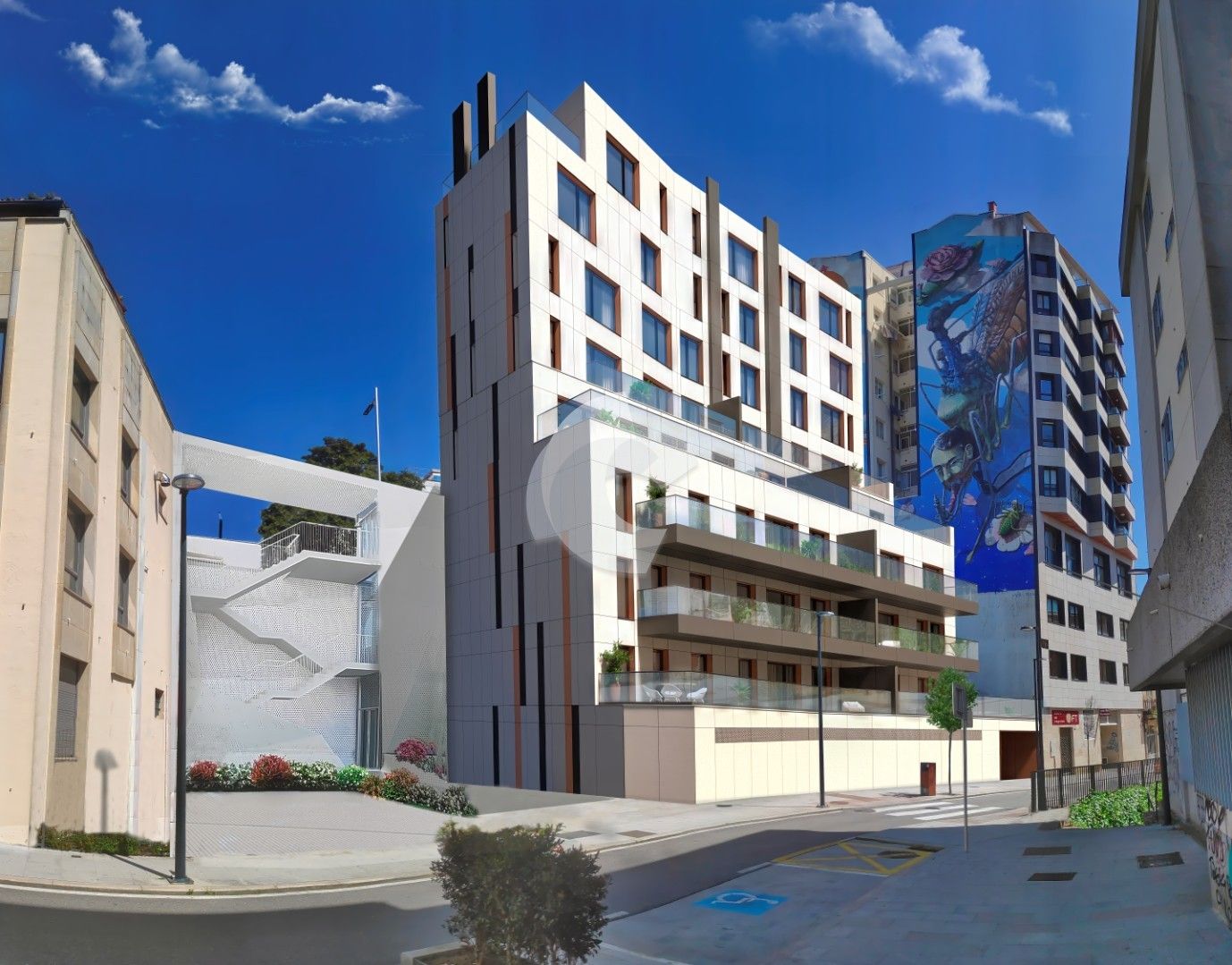 Vista exterior de Apartament en venda en Vigo 