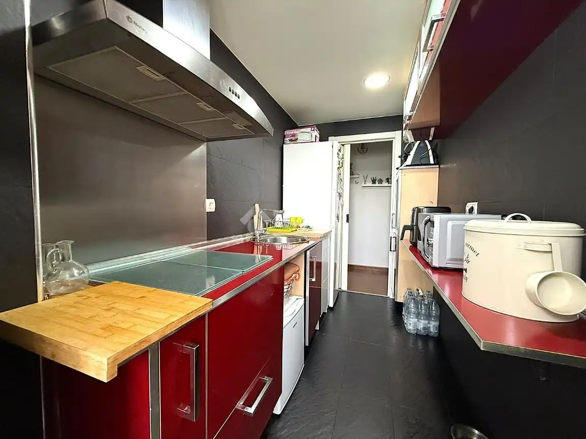 Cocina de Piso en venta en Móstoles con Aire acondicionado, Jardín privado y Terraza
