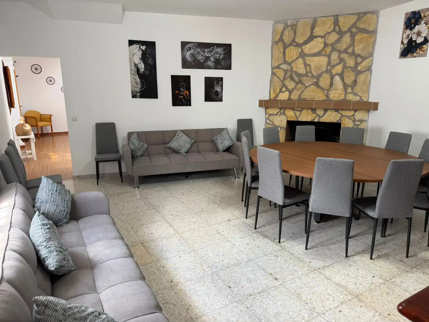 Sala de estar de Casa o chalet en venta en Borox con Aire acondicionado, Calefacción y Piscina