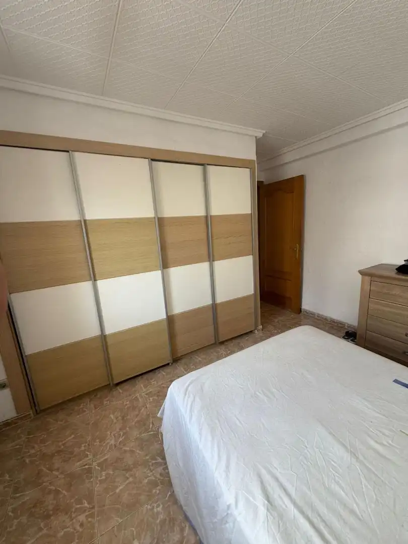 Bedroom of Flat for rent in Aldaia  with Air Conditioner, Furnished and Balcony