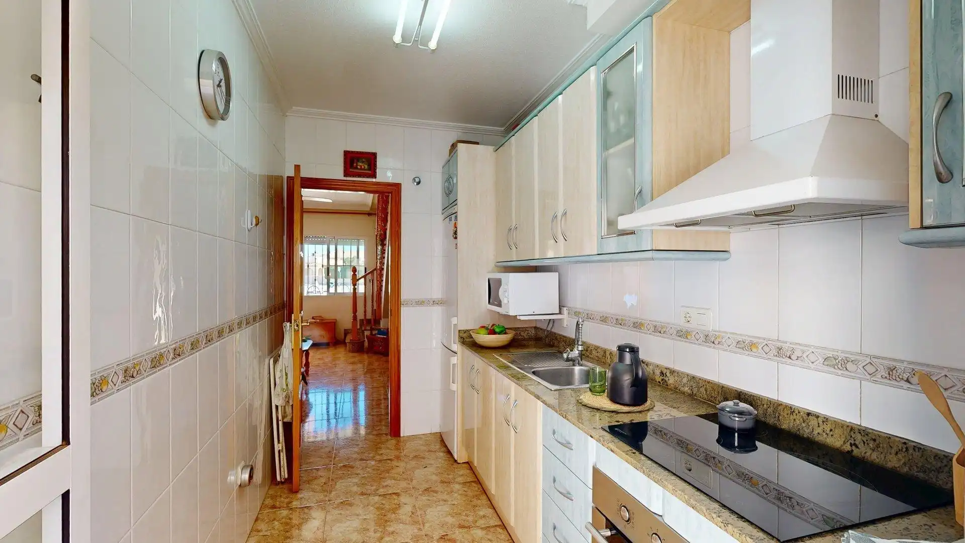 Cocina de Casa adosada en venta en Pilar de la Horadada con Jardín privado, Terraza y Balcón
