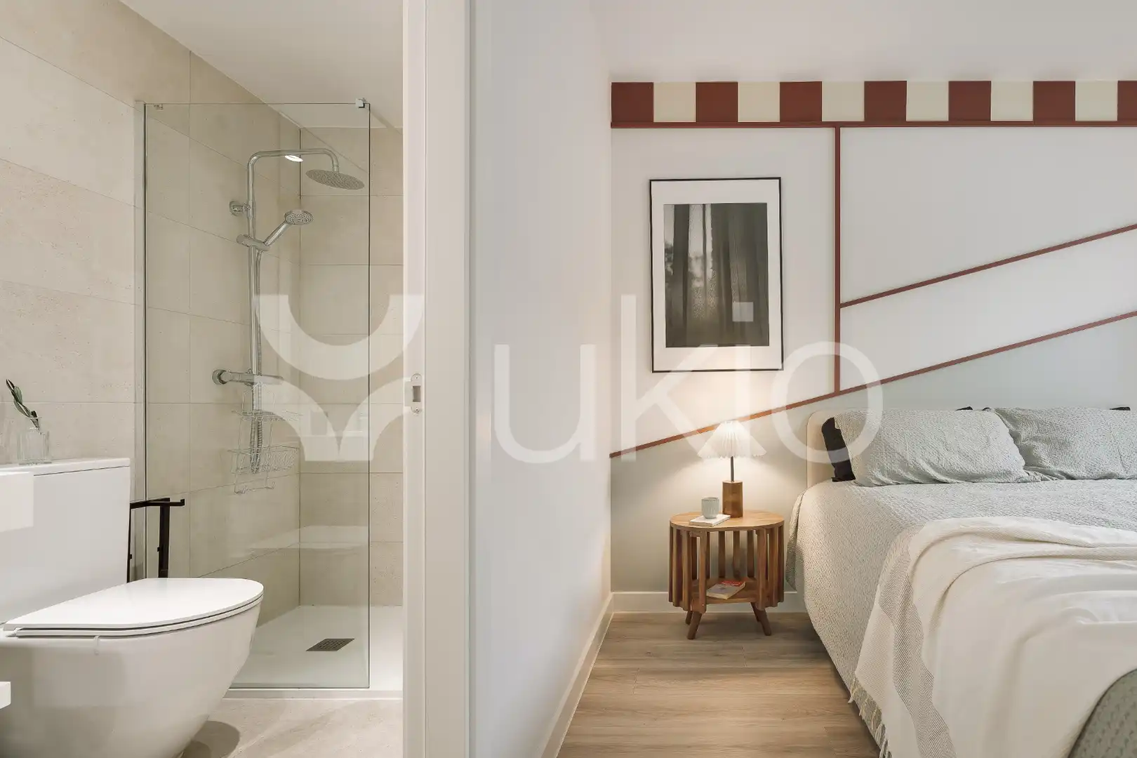 Schlafzimmer von Wohnungen zur Miete in Madrid mit Heizung, Möbliert und Ofen