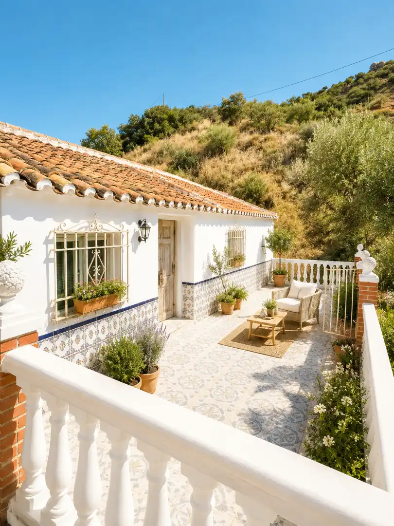 Terraza de Casa o chalet en venta en Colmenar con Jardín privado