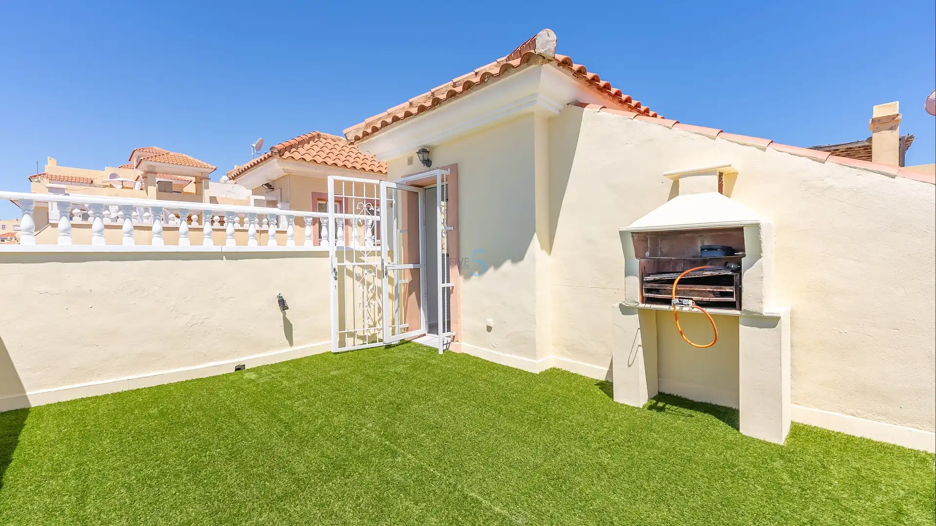 Terrace of Flat for sale in Orihuela  with Air Conditioner, Swimming Pool and Furnished