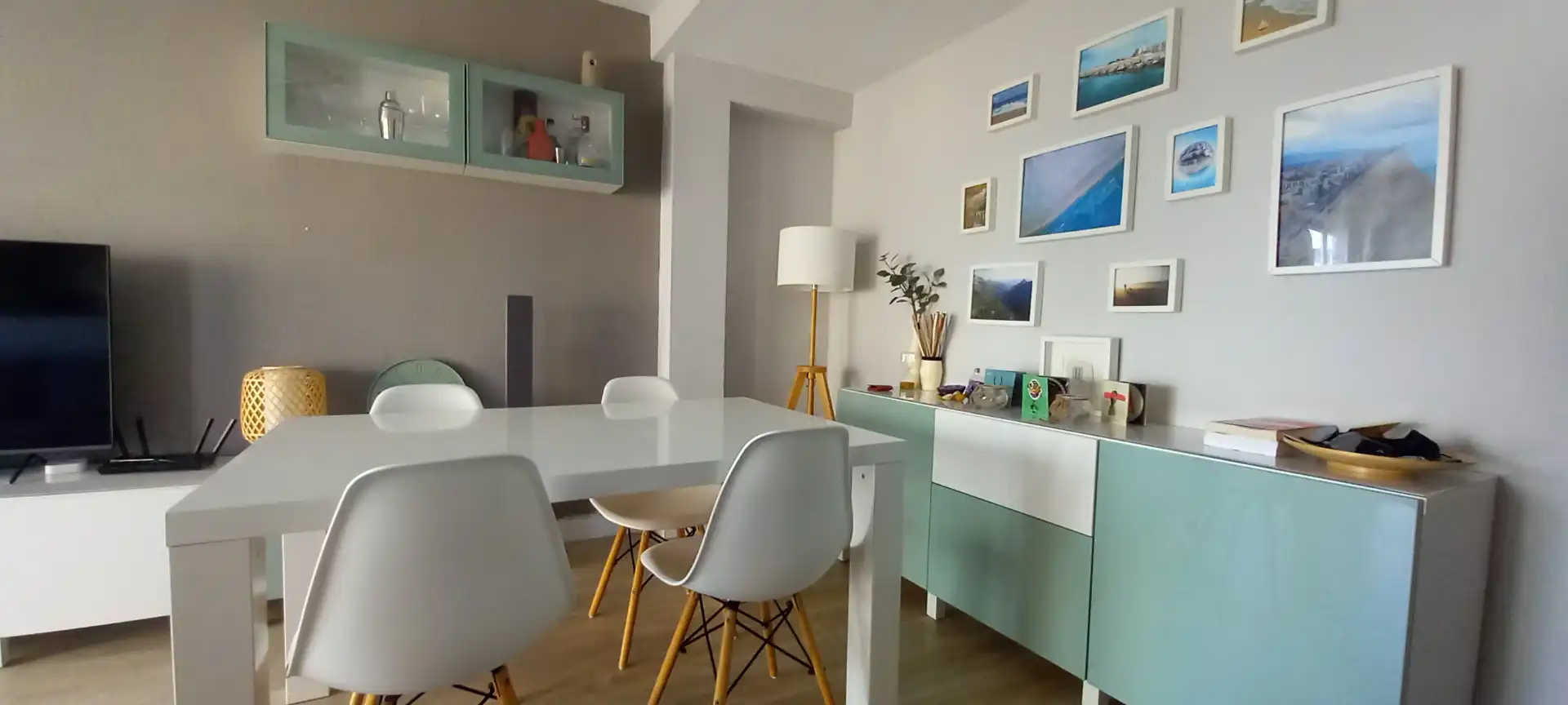 Menjador de Apartament en venda en Gandia amb Aire condicionat, Calefacció i Moblat