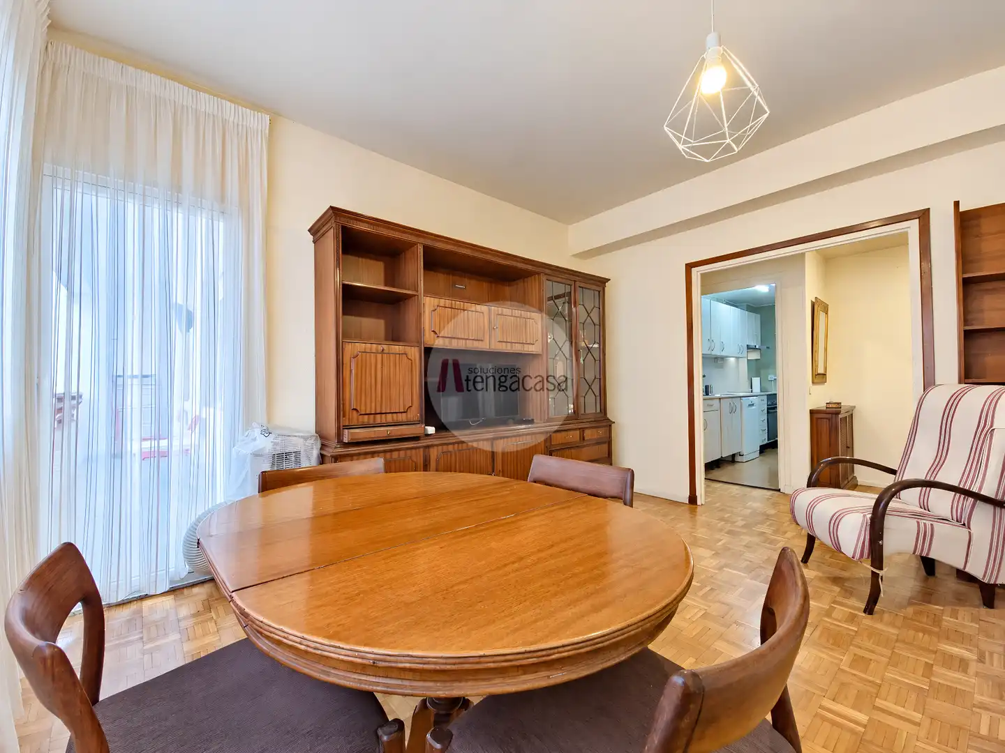 Esszimmer von Wohnung zur Miete in Barrio de Salamanca