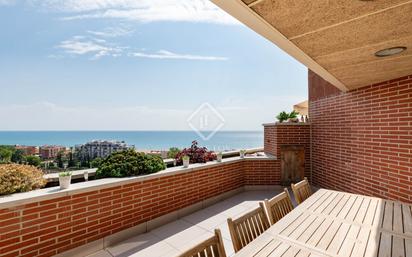 Terrace of Flat for sale in Sitges  with Air Conditioner, Heating and Private garden