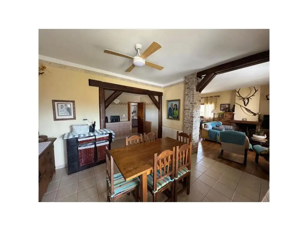 Esszimmer von Country house zum Verkauf in Santiago de Alcántara mit Schwimmbad