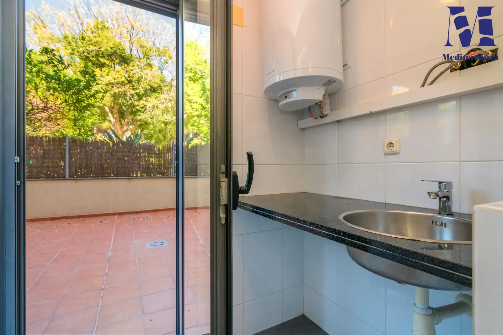 Balcony of Flat for rent in Castelldefels  with Air Conditioner, Heating and Parquet flooring
