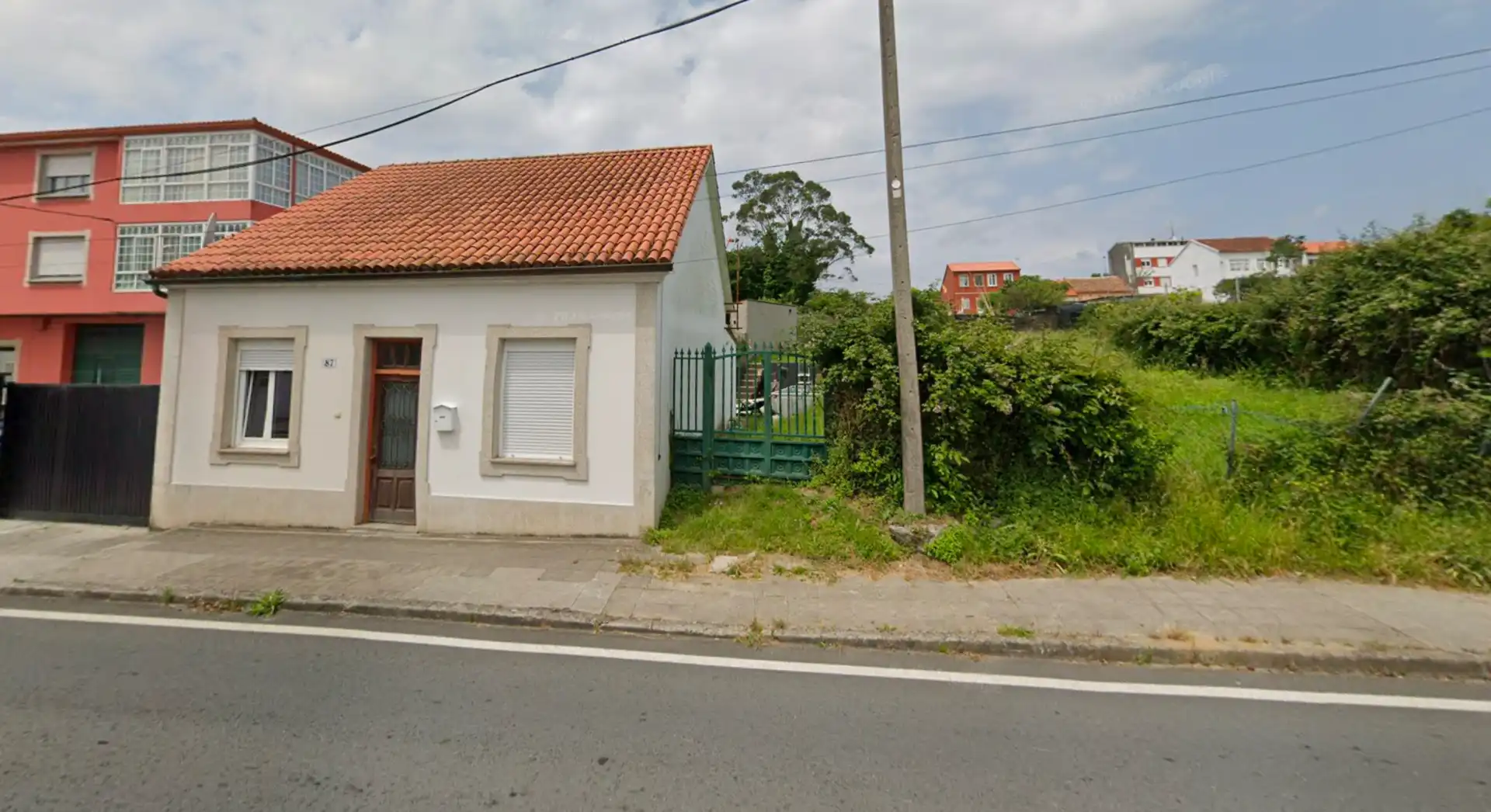 Exterior view of Houses for sale in Ferrol  with Private garden, Swimming Pool and Furnished