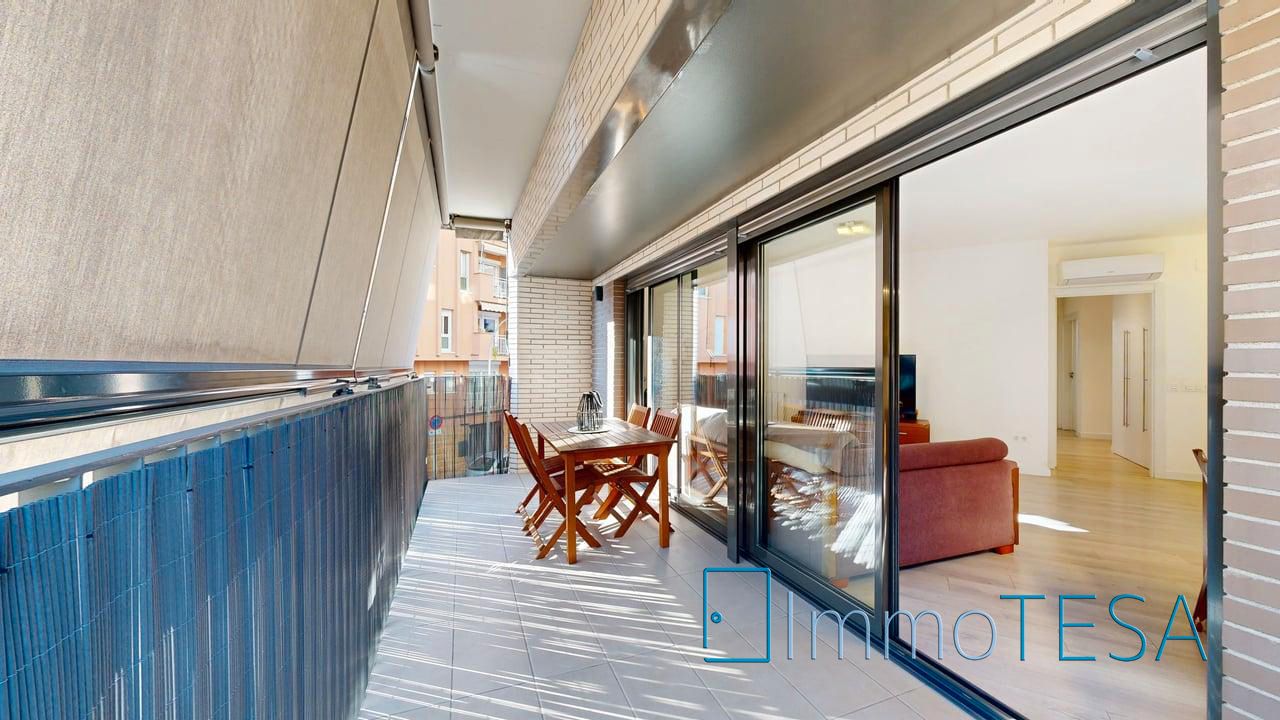 Terrace of Flat for sale in Barberà del Vallès  with Air Conditioner, Heating and Parquet flooring