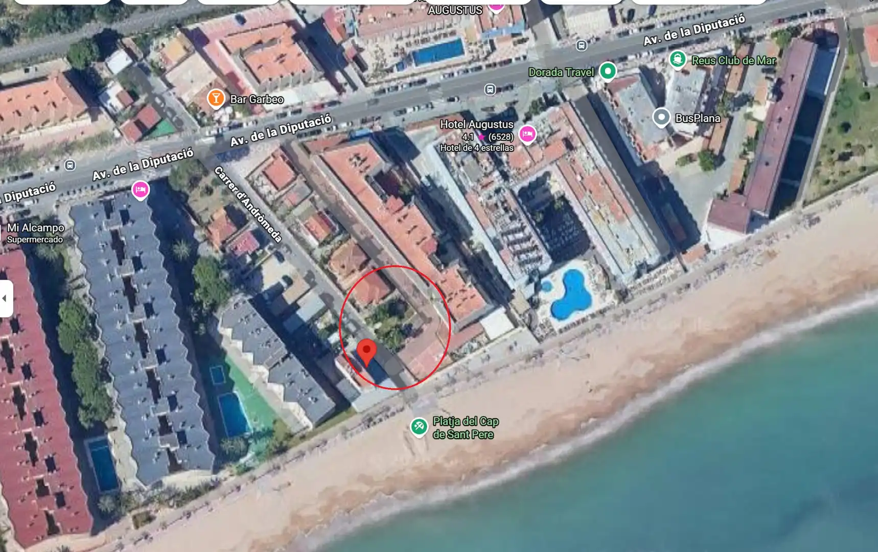 Vista exterior de Residencial en venda en Cambrils