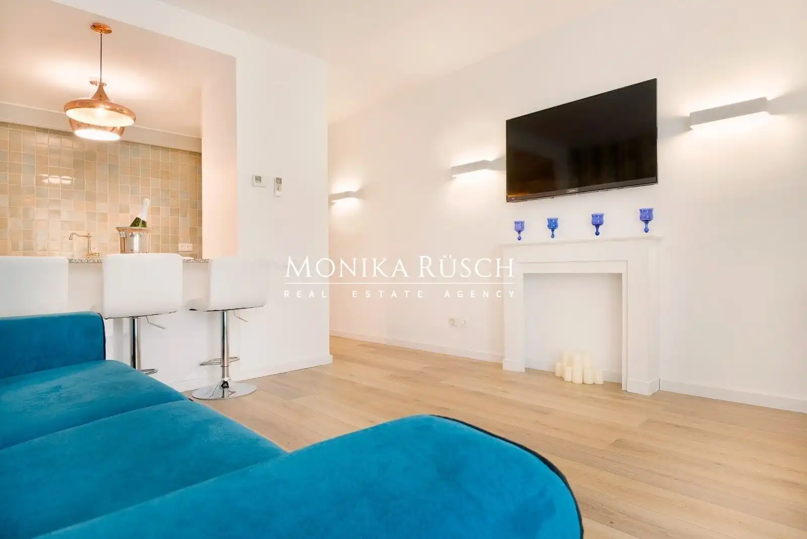 Sala de estar de Piso en venta en Sitges con Aire acondicionado y Calefacción