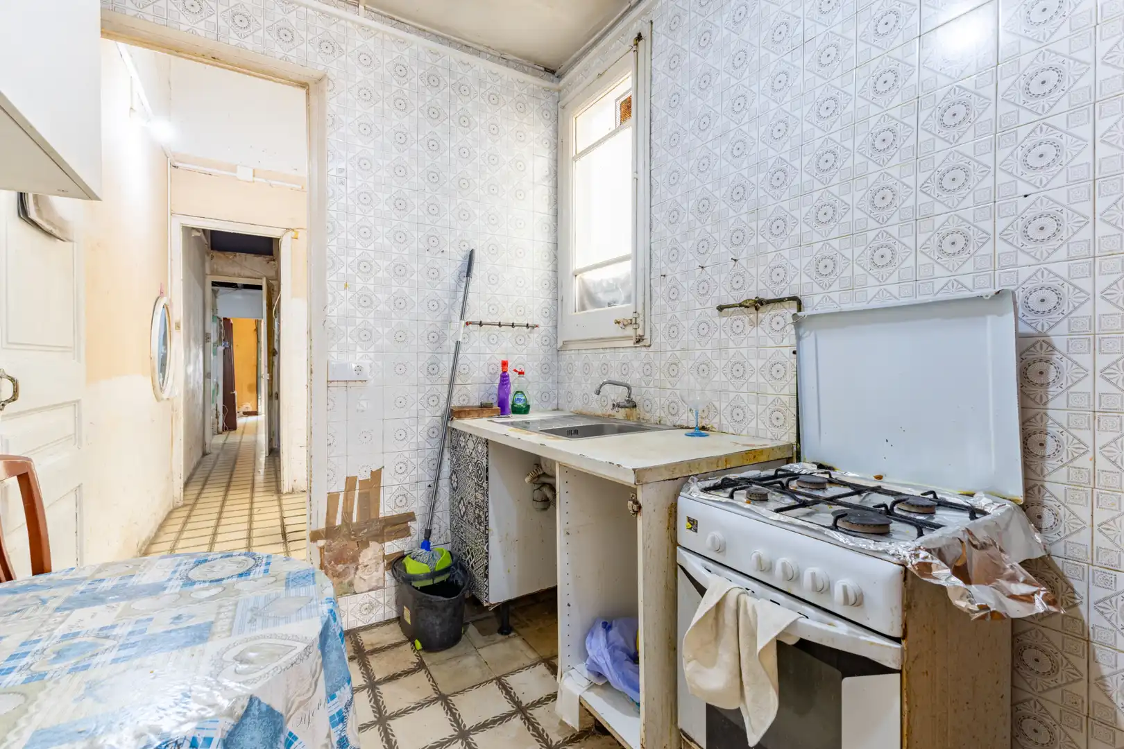 Kitchen of Flat for sale in Barcelona  with Private garden and Terrace