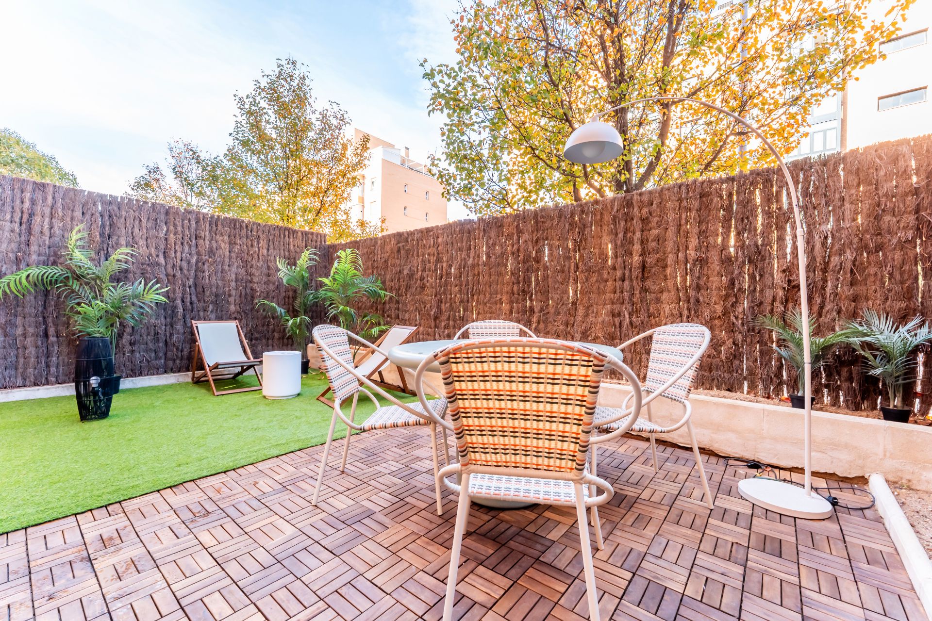 Terrace of Planta baja to rent in  Madrid Capital  with Air Conditioner, Heating and Parquet flooring