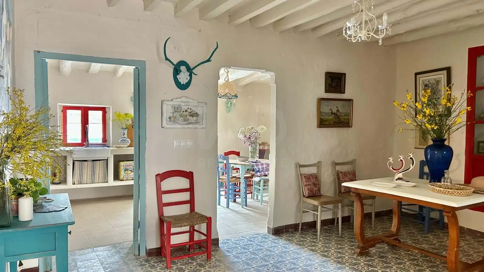 Comedor de Casa o chalet en venta en Serrato con Terraza y Piscina