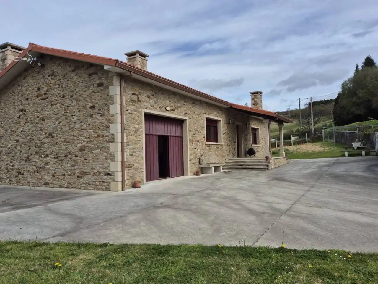 Vista exterior de Casa o chalet de alquiler en Vilasantar con Jardín privado