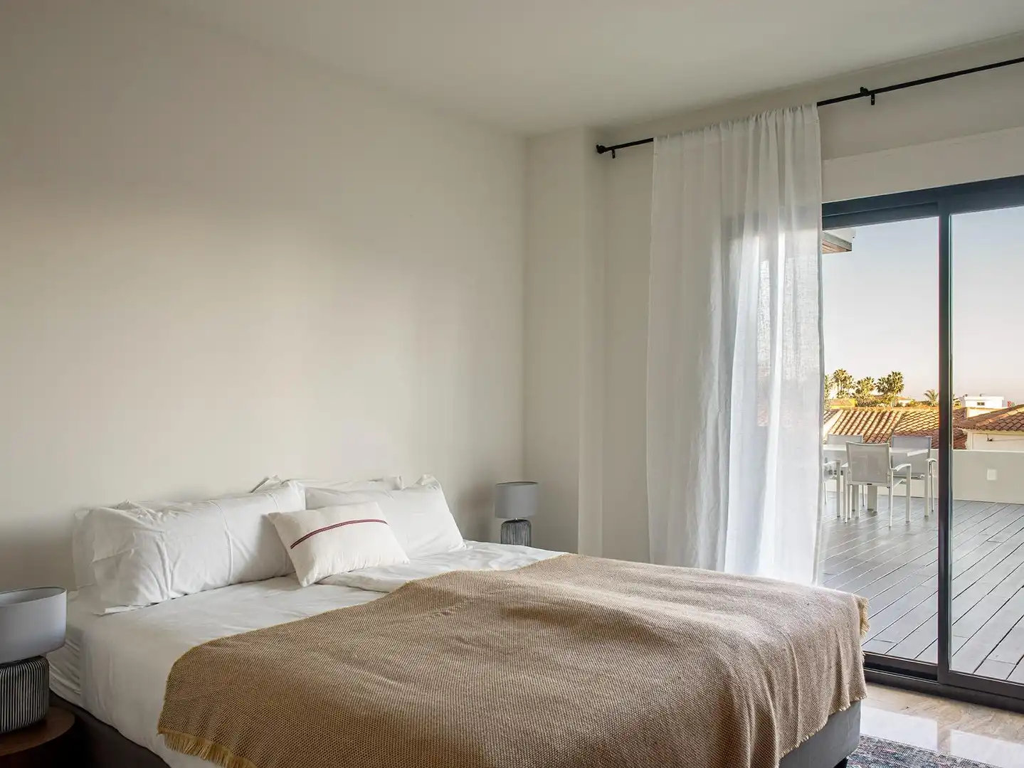 Bedroom of Houses for sale in Calpe / Calp  with Air Conditioner, Heating and Private garden