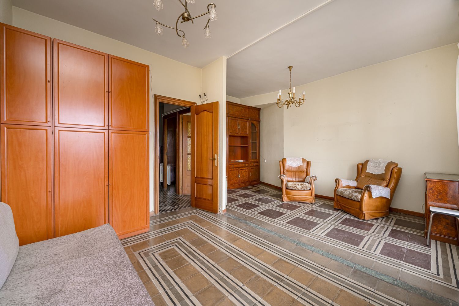 Sala d'estar de Pis en venda en  Madrid Capital amb Calefacció