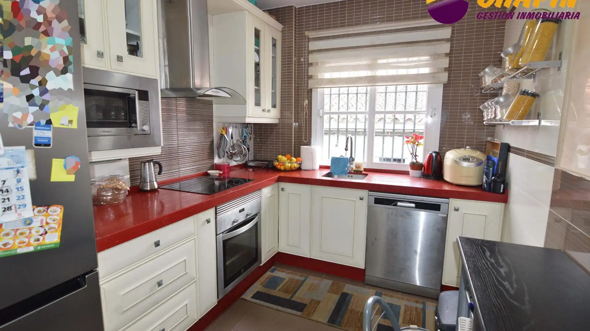 Cocina de Piso en venta en Jerez de la Frontera con Aire acondicionado, Parquet y Terraza