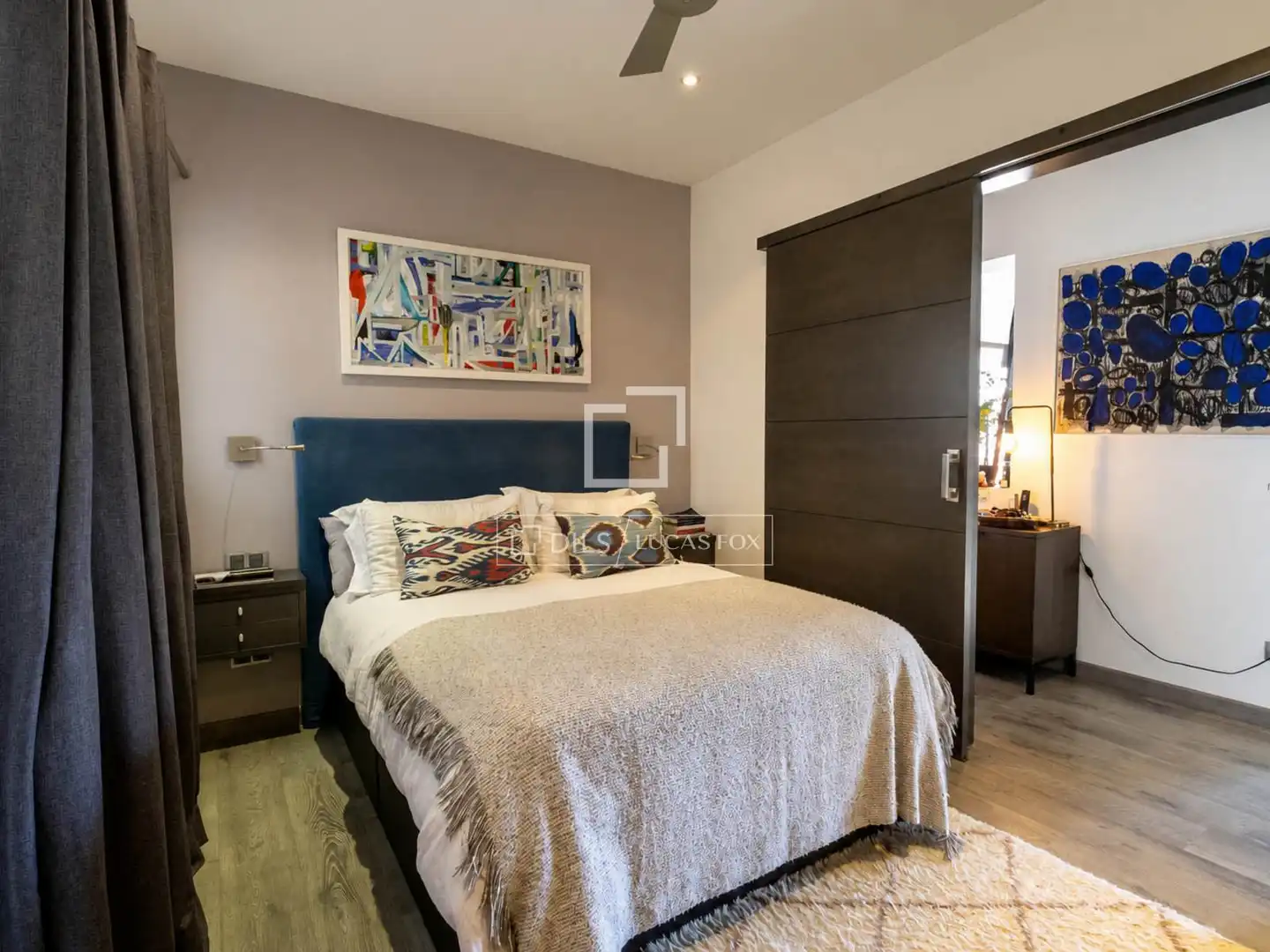 Bedroom of Flat for rent in  Palma de Mallorca  with Air Conditioner, Heating and Parquet flooring