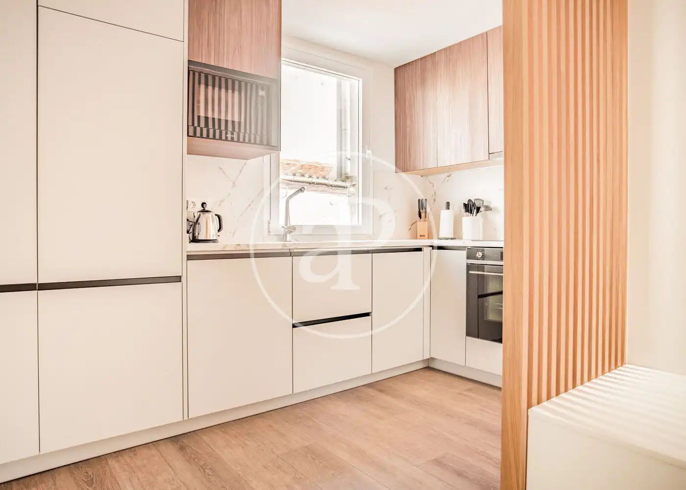Cocina de Piso de alquiler en Madrid con Aire acondicionado, Calefacción y Amueblado