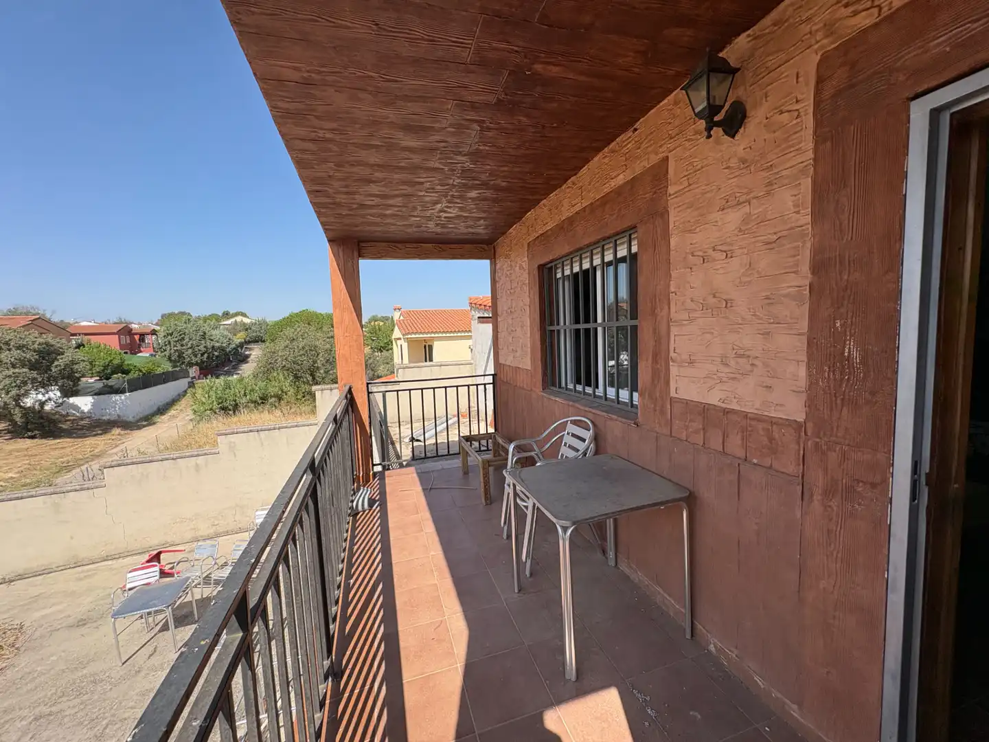 Terrasse von Haus oder Chalet zum Verkauf in Cardiel de los Montes mit Klimaanlage, Heizung und Privatgarten