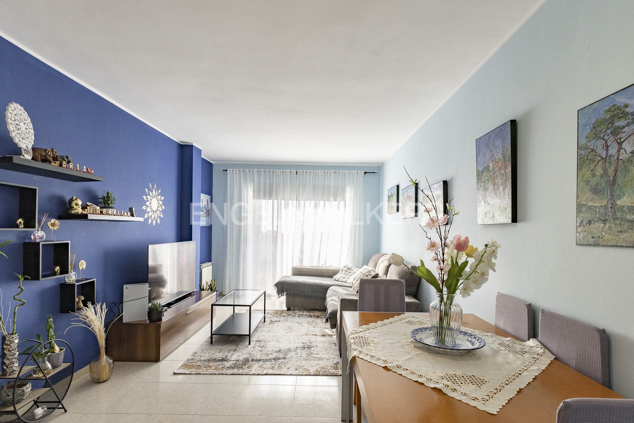 Living room of Apartment for sale in Gavà  with Heating, Furnished and Balcony