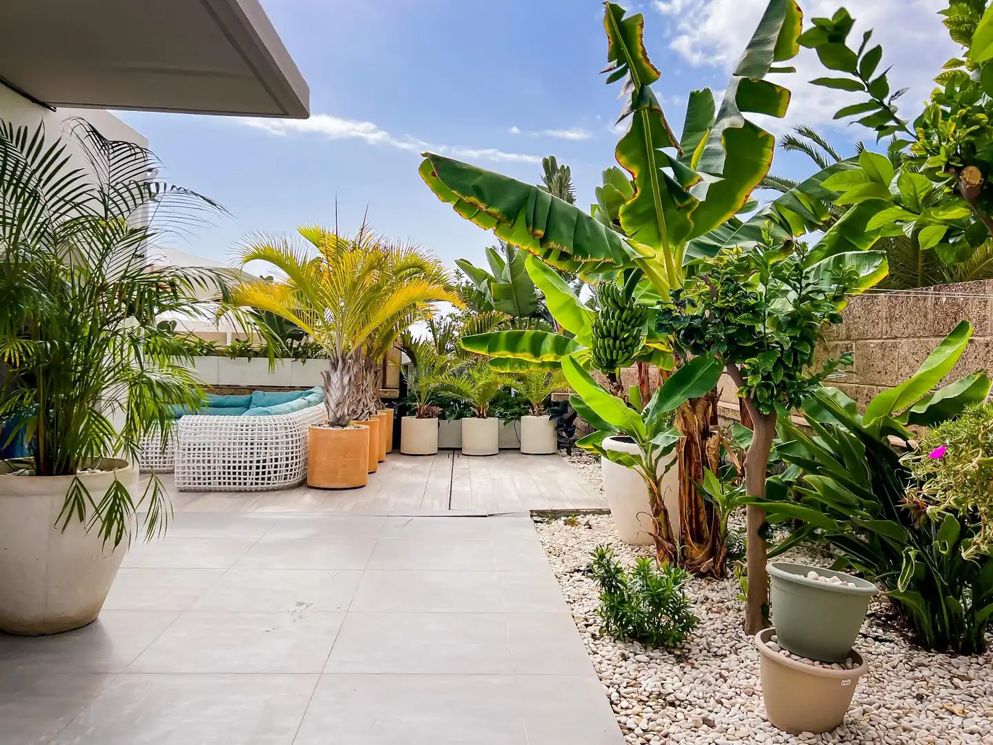 Terrassa de Casa o xalet en venda en Adeje amb Aire condicionat, Jardí privat i Terrassa