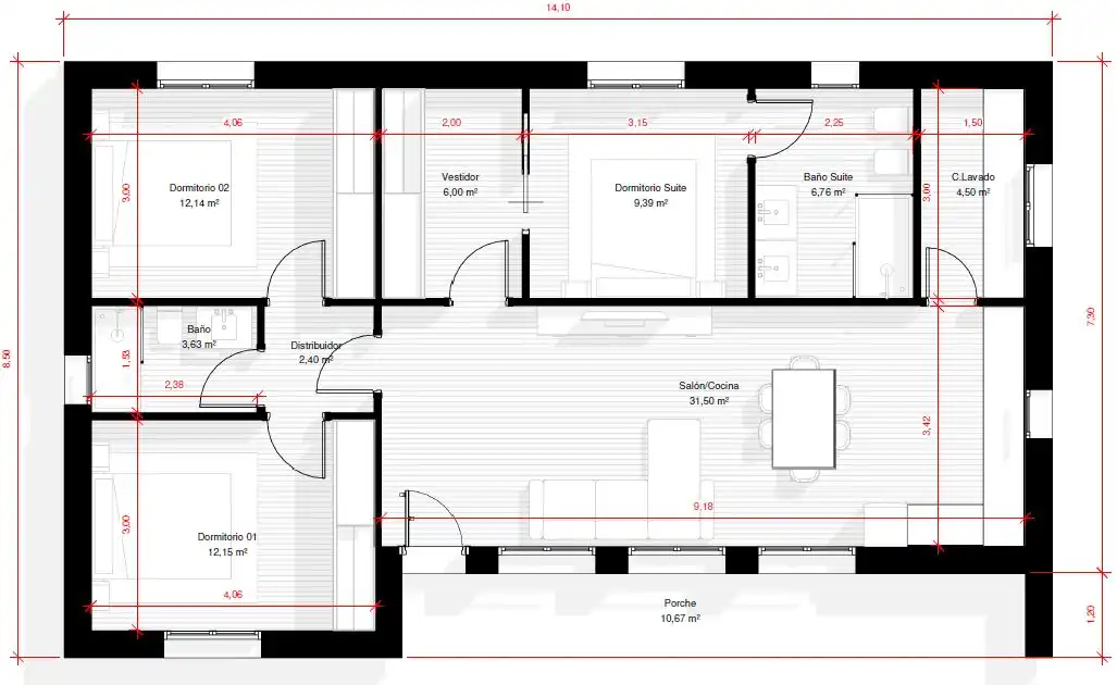 Villa zum Verkauf in Carrer del Café, imagen 14