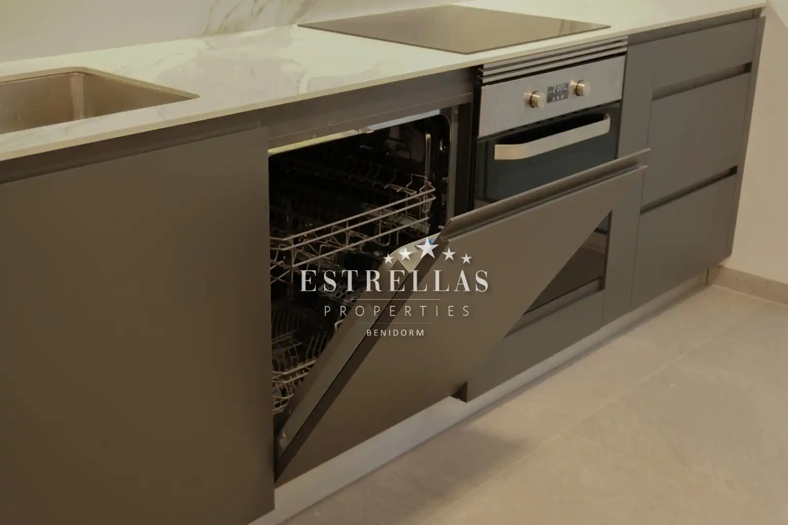 Cocina de Apartamento en venta en Altea con Aire acondicionado, Calefacción y Trastero
