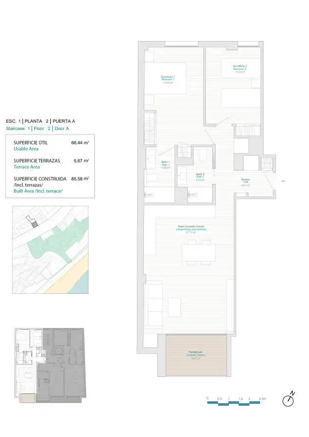 Apartament amb terrassa en venda a Centro Urbano, imagen 8
