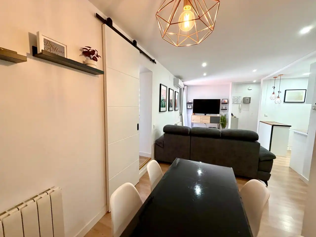 Dining room of Attic for sale in Barcelona  with Air Conditioner, Heating and Parquet flooring