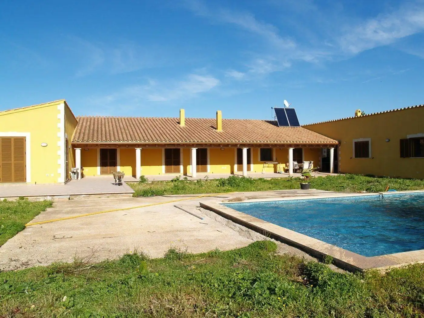 Vista exterior de Finca rústica en venta en  Palma de Mallorca con Aire acondicionado, Calefacción y Jardín privado