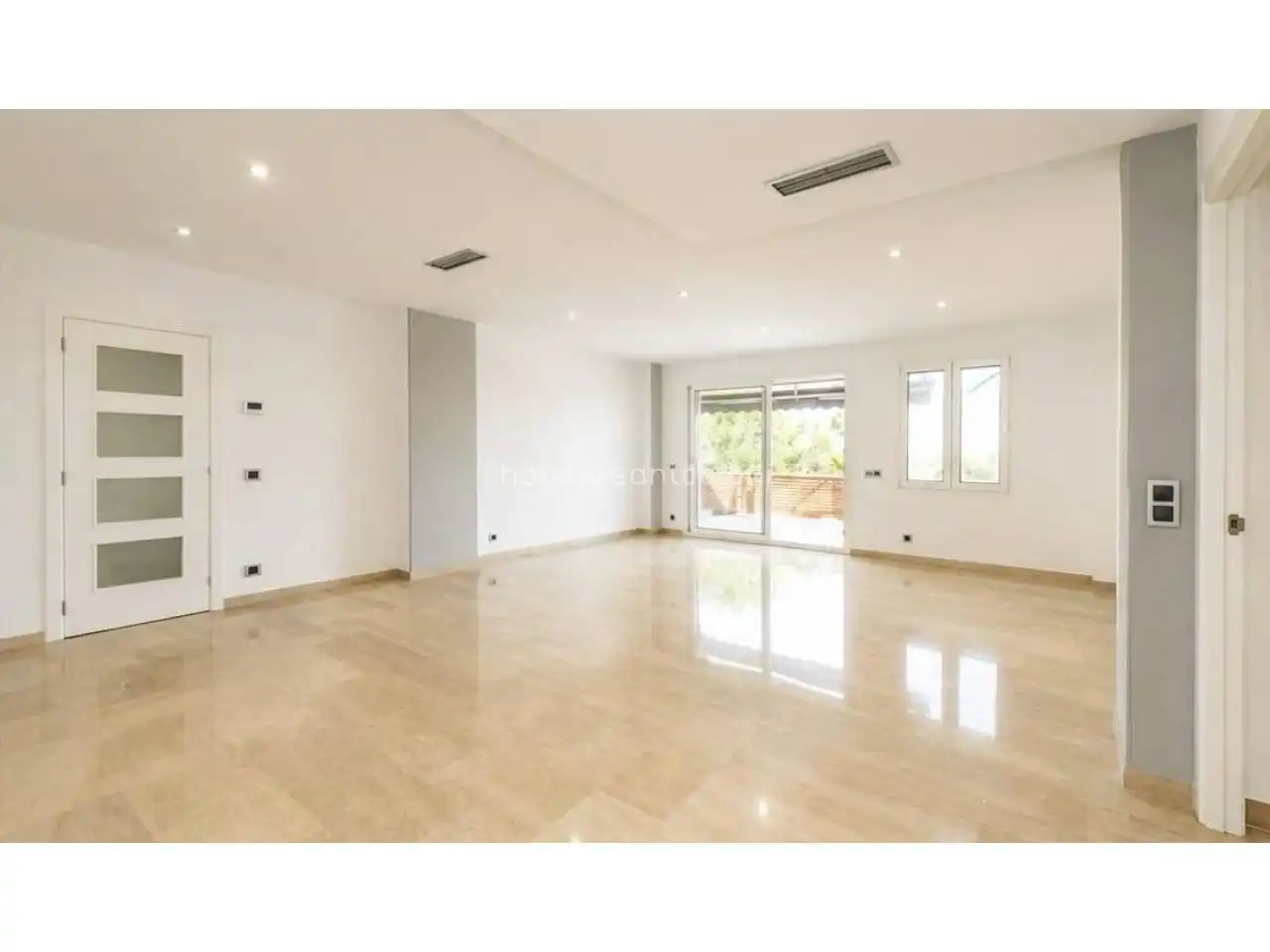 Wohnzimmer von Wohnung zur Miete in Sitges mit Klimaanlage, Heizung und Terrasse