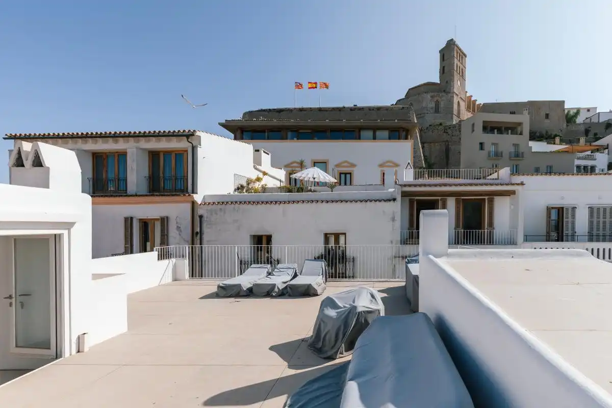 Exterior view of Duplexes for sale in Eivissa  with Heating
