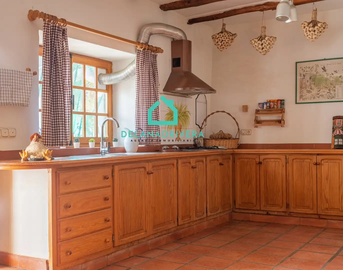 Kitchen of Country homes for rent in Villamalea  with Private garden, Terrace and Swimming Pool