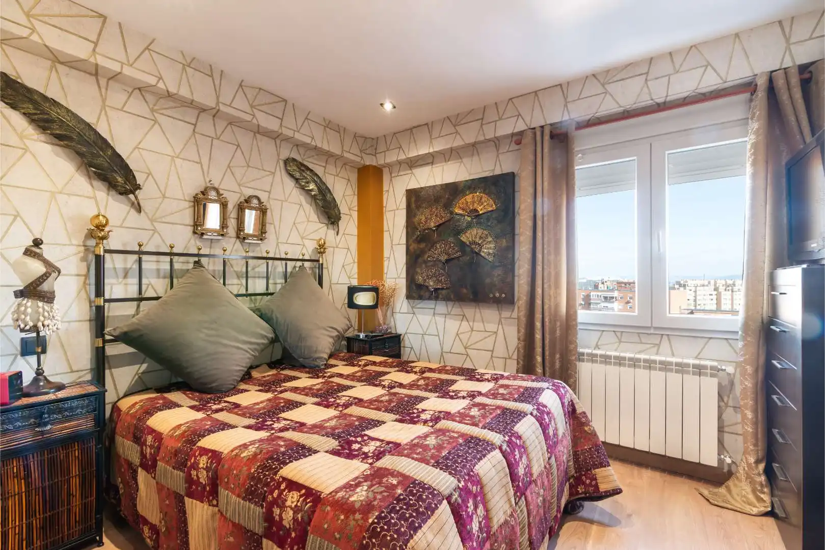 Bedroom of Attic for sale in Madrid  with Heating, Terrace and Storage room