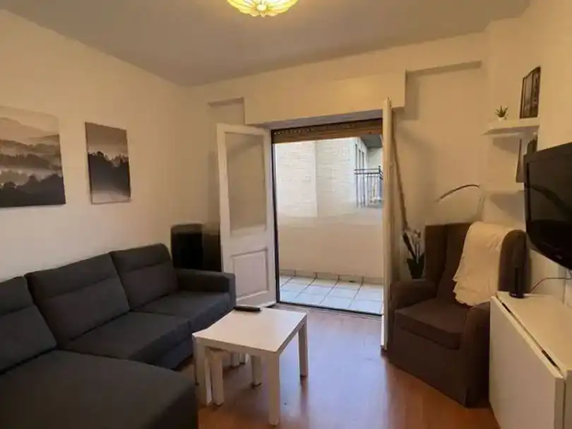 Wohnzimmer von Wohnungen zur Miete in Fuentes de Ebro mit Klimaanlage und Balkon