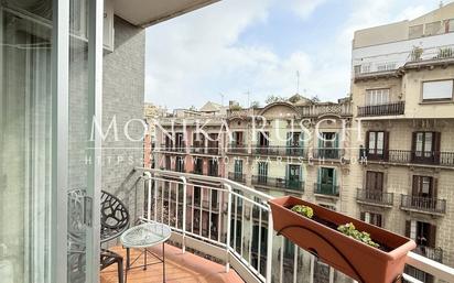 Exterior view of Flat to rent in  Barcelona Capital  with Air Conditioner, Heating and Parquet flooring