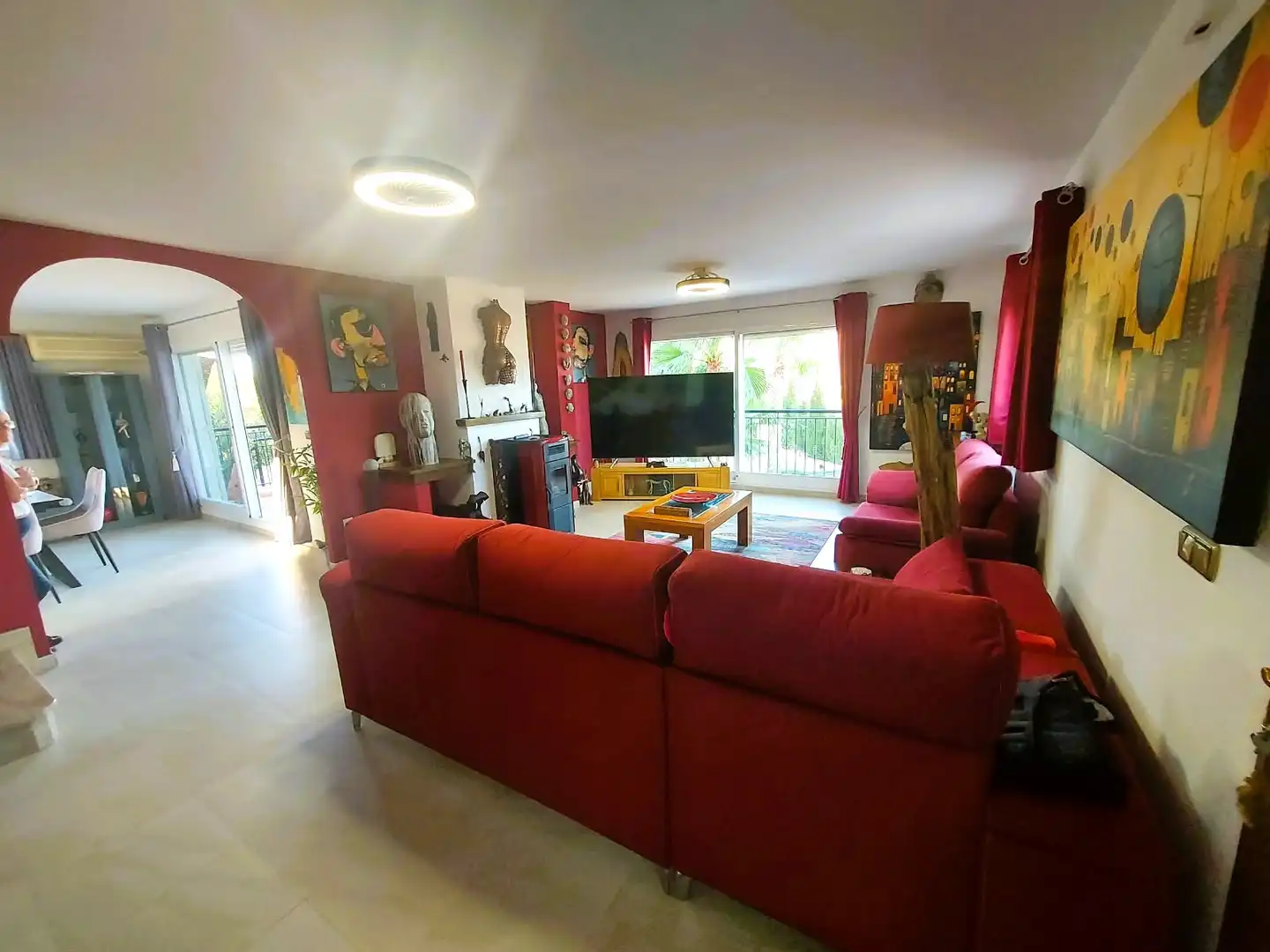Sala de estar de Casa o chalet en venta en Calasparra con Jardín privado y Piscina